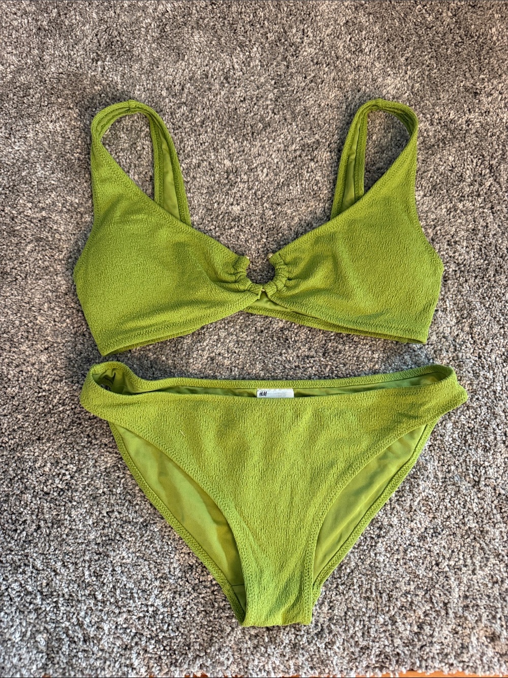 H&M green bikini swimsuit